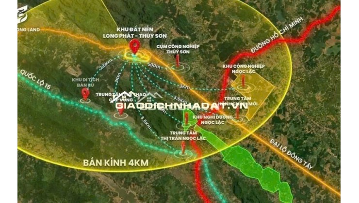 Đất Nền Long Phát – Thúy Sơn,Gần Khu Công Nghiệp Sang Tên Ngay, Giá Cực Tốt Chỉ Từ 1tr/M2