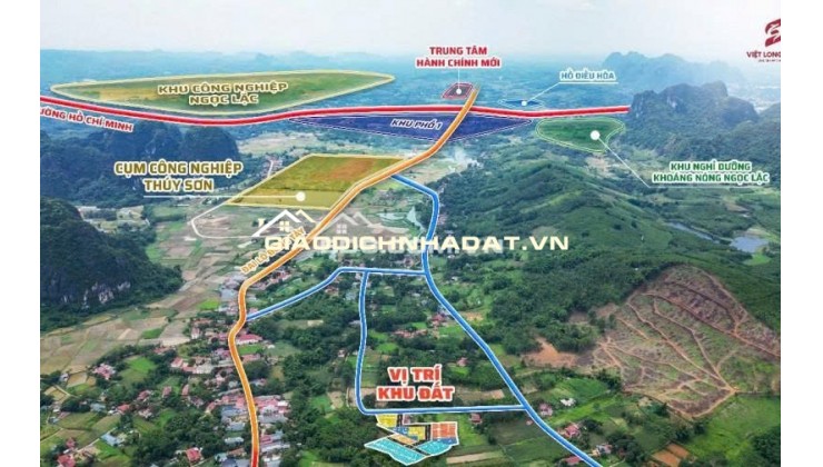 Đất Nền Long Phát – Thúy Sơn,Gần Khu Công Nghiệp Sang Tên Ngay, Giá Cực Tốt Chỉ Từ 1tr/M2