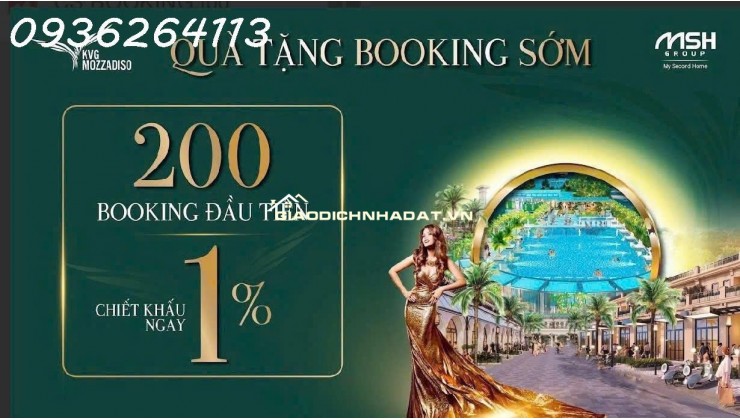 CHÍNH THỨC NHẬN BOOKING VỚI MỨC GIÁ SAU CK CHƯA TỚI 6 TỶ
