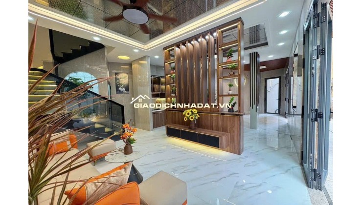 CHUYỂN NHƯỢNG NHÀ 4PN – 4 TẦNG MỚI XÂY – NỘI THẤT CAO CẤP – HẺM ÔTÔ