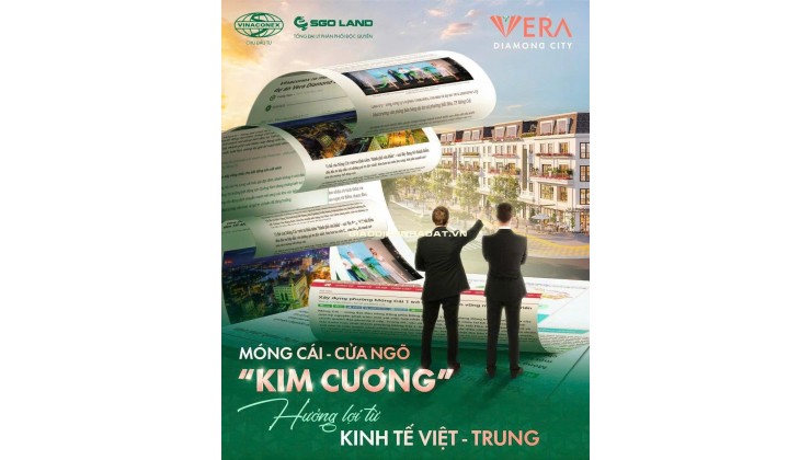 ĐẤT NỀN MÓNG CÁI - TÂM ĐIỂM ĐÓN SÓNG ĐẦU TƯ MỚI – 80M2 MT6M CHỈ 29TR/M2. LH:0353561379.
