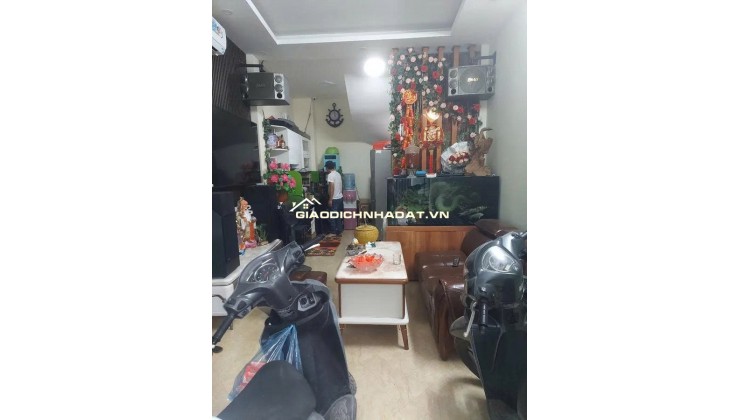 Lô góc 2 mặt tiền phố Tân Mai DT38m x 5 tầng, full nội thất. Ô tô qua nhà, kinh doanh đỉnh.
