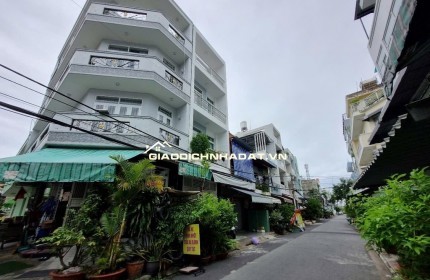 MẶT TIỀN 4 TẦNG - KHU PHÂN LÔ BÌNH PHÚ II - QUẬN 6 - 4PN - SÂN THƯỢNG TRƯỚC SAU - HẺM 5M - CÓ LỀ 2.5M - CHỈ 8 TỶ
