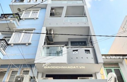 NHÀ HẺM XE HƠI- PHAN VĂN TRỊ- BÌNH THẠNH - 5 TẦNG BTCT- CHỈ 6.8 TỶ