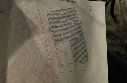Tôi Bán mảnh đất Lo góc 40m, mặt tiền 7m, giá 7.8 tỷ cực hiếm!