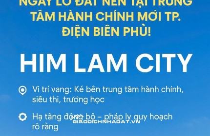Bán đất nền khu đô thị him lam