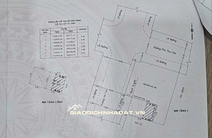 Bán Nhà Mặt Tiền Đường Văn Cao, P. Phú Thọ Hòa, Q. Tân Phú - 6.4x12.5m - 14.5 Tỷ