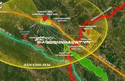 BÁN ĐẤT NỀN LONG PHÁT THUÝ SƠN - SẴN SỔ ĐỎ - SANG TÊN NGAY - GIÁ CHI 99TR/LO