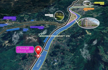  SIÊU PHẨM VIEW SÔNG ĐÀ - XÃ HỢP THÀNH - THÀNH PHỐ HÒA BÌNH – 2 MẶT TIỀN