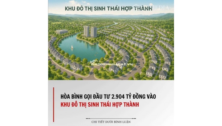 Mua 1 ô Đất Vàng Hòa Bình Gọi Tên Nhà Đầu Tư! giá 6xx tại Hợp Thành- LH 0904652293