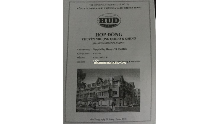  CƠ HỘI ĐẦU TƯ CỰC TỐT TẠI KĐT PHƯỚC LONG – TRUNG TÂM NHA TRANG 