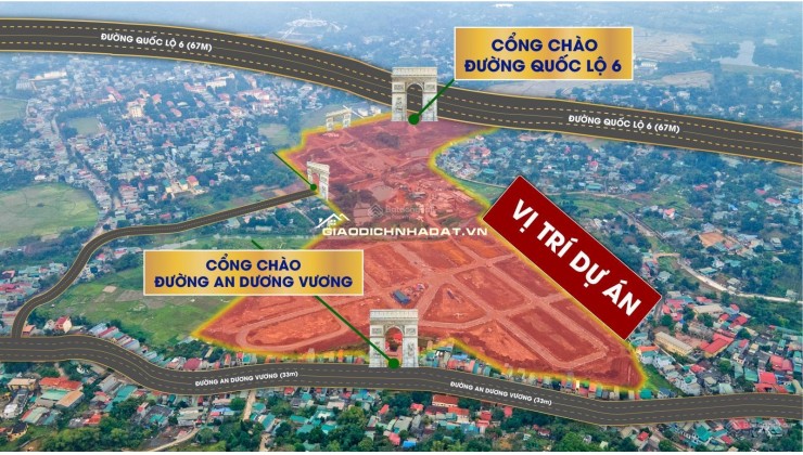 Quỹ đất nền giá đầu tư đợt 1 TP Hòa Bình. Cơ hôi x2 x3 tài sản.
