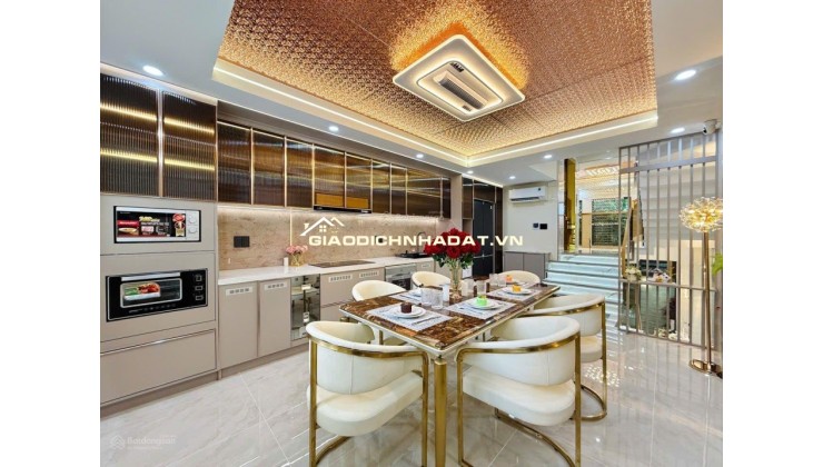 Bán nhà hxh Quang Trung, P. 8, Q. Gò Vấp. Nhà đẹp 5 tâng, có thang máy, full nội thất