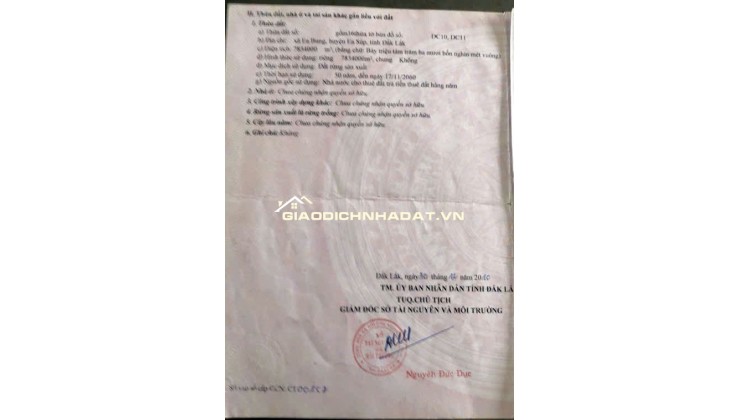 200 Hecta Đất Nông Lâm H. Ea Sup, Mặt Tiền QL 29, Giá Đầu Tư chỉ 25 tỷ