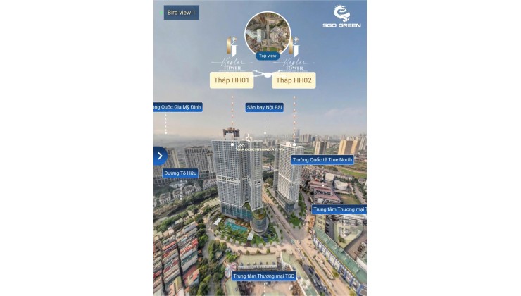 SIÊU PHẨM CĂN HỘ KEPLER 2PN – VIEW TRIỆU ĐÔ TRUNG TÂM HÀ ĐÔNG – GIÁ HƠN 5 TỶ