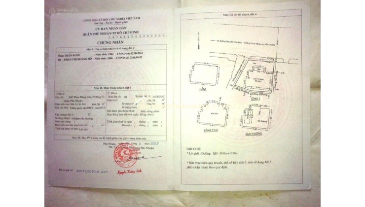 Bán tòa nhà góc 2MT Phan Đăng Lưu – Trần Kế Xương, Q. Phú Nhuận, 334.7m², 1 hầm 4 tầng, 170 tỷ