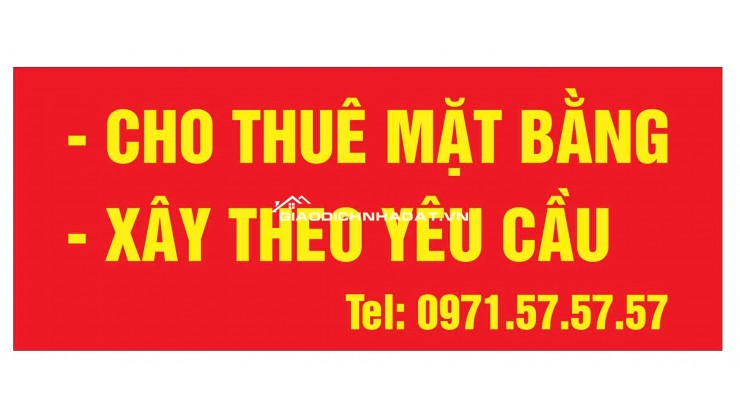 CẦN CHO THUÊ - XÂY THEO YÊU CẦU TẠI TP LAI CHÂU