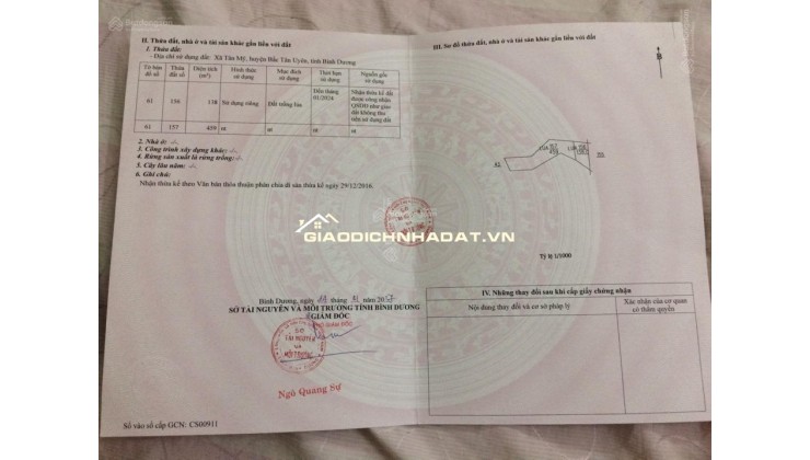 Bán đất tại đường Vành Đai 4, Xã Tân Mỹ, Bắc Tân Uyên, Bình D Tân Uyên, Bình Dương, 26 tỷ, 21000 m2