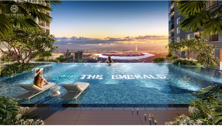 THE EMERALD 68 Căn Hộ Cao Cấp 3 mặt tiền View sông - Kề cận Landmark 81 - Metro chạy ngay dưới chân