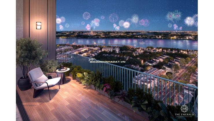 THE EMERALD 68 Căn Hộ Cao Cấp 3 mặt tiền View sông - Kề cận Landmark 81 - Metro chạy ngay dưới chân