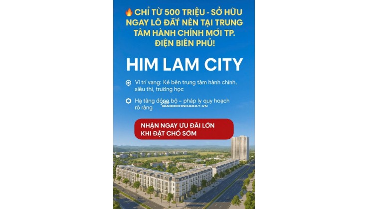 Khu đô thị him lan bán đất nền dư án trung tâm TMDV