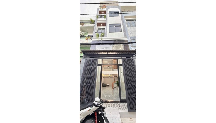 Bình Tân, Ngay Chợ Lê Văn Quới Khu TT Đắc Địa, Hẻm Ôtô DT 51m2 (4x13m) 5 Tầng Nhà Mới, Nhỉnh 6 Tỷ Còn TL
