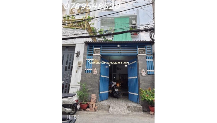 NHÀ MẶT TIỀN KINH DOANH GẦN GÒ XOÀI – 64M2 – ĐƯỜNG 7M XE TẢI – NHÀ ĐẸP GIÁ TỐT