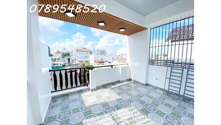 BÁN NHÀ 4 TẦNG MỚI – HẺM XE HƠI THÔNG – GẦN LÊ VĂN QUỚI – GIÁ HƠN 6 TỶ