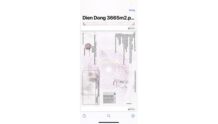 Bán đất Diên Đồng, Diên Khánh, Khánh Hòa - 3666m2 - 1.9 tỷ - Sổ đỏ