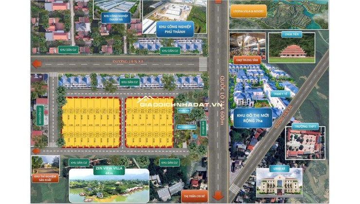  CƠ HỘI VÀNG CHO NHÀ ĐẦU TƯ SÁNG SUỐT - ĐẤT NỀN F0 GẦN KCN PHÚ THÀNH – HÒA BÌNH