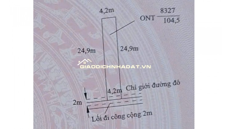 Chính chủ bán miếng đất tại Xã Phước Vân, Huyện Cần Đước, Tỉnh Long An
