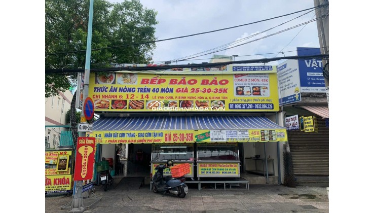 Chính Chủ Cần Cho Thuê Mặt Bằng Ngay Mặt Tiền Lê Văn Quới Rộng Đẹp