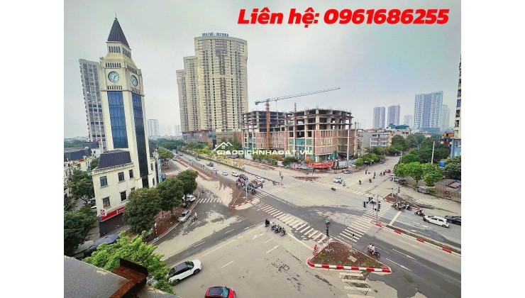 Bán nhà tòa văn phòng lô góc mặt phố Văn Khê 7 tầng thang máy diện tích 341m2 giá 164 tỷ