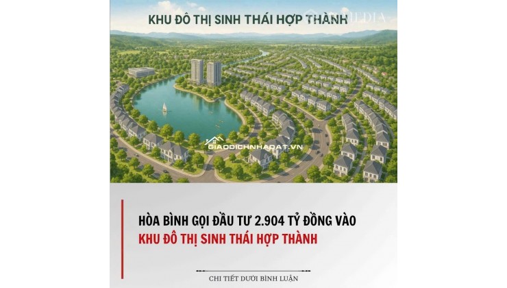  ĐẦU TƯ ĐẤT NỀN 2 MẶT TIỀN– VIEW SÔNG ĐÀ CỰC ĐỈNH! GIÁ CHỈ 6XXTR/LÔ