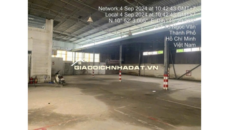 BÁN ĐẤT MẶT TIỀN TÔ NGỌC VÂN CÓ SẴN NHÀ XƯỞNG 1200M2 SHR - ODT 62 TỶ. LH:0975190005.