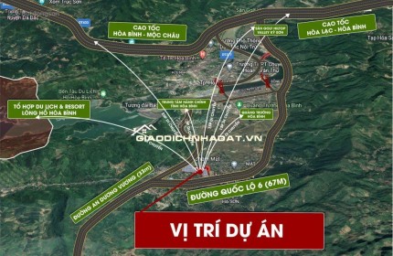 Quỹ đất nền giá đầu tư đợt 1 TP Hòa Bình. Cơ hôi x2 x3 tài sản.