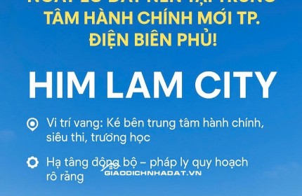 Khu đô thị him lan bán đất nền dư án trung tâm TMDV