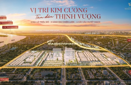 Vinhomes Wonder City - Đan Phượng. - VỐN 7 TỶ SỞ HỮU NHÀ VƯỜN. Chính Sách Ưu Đãi Chưa Từng Có. Số Căn Có Hạn