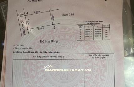 ​Chính chủ gửi bán đất 44m  tại Hạ Đoạn 4, Đông Hải 2, Hải An