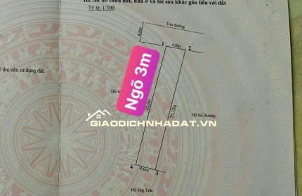 Bán lô góc mặt đường Cát Khê, Tràng Cát, Hải An, Hải Phòng