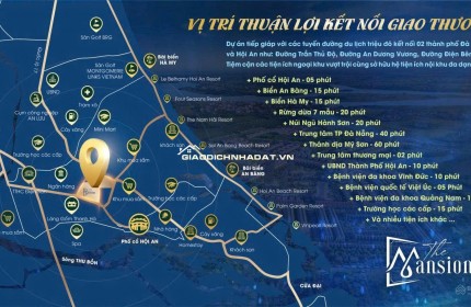 ĐẤT NỀN RIVERIA HỘI AN, TRỤC ĐƯỜNG TRẦN THỦ ĐỘ, DIỆN TÍCH 126 m2, GÍA CHỈ 1X / m2