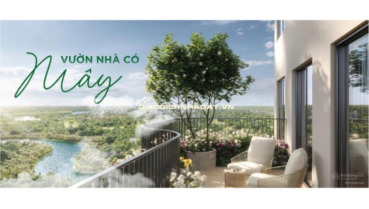 Suất ngoại giao căn hộ 3PN Eco Retreat - 4,6 tỷ có vườn mây (Ecopark Long An)