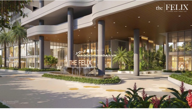 Bán căn hộ tầng 37 DT 62m2  2PN 2WC dự án THE FELIX Bình Dương