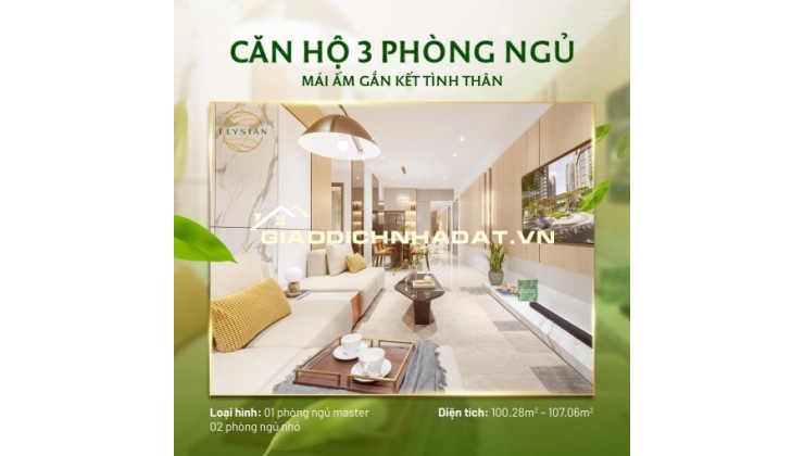 Căn hộ Elysian quận 9, rổ hàng đa dạng các căn từ 1,2,3PN giá tốt view đẹp, mua ngay trực tiếp CĐT, CK 8%, Thanh toán 5% ký HĐMB