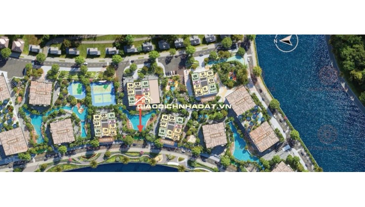 Rẻ Nhất Thị Trường căn hộ The Privé 2Pn 81m2  View Sông Thoáng Hướng Đông Nam Giá Chỉ 8,7 tỷ