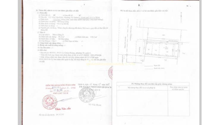 Bán hoặc cho thuê nhà Mặt tiền 112 TRẦN VĂN KIỂU P10 Q6