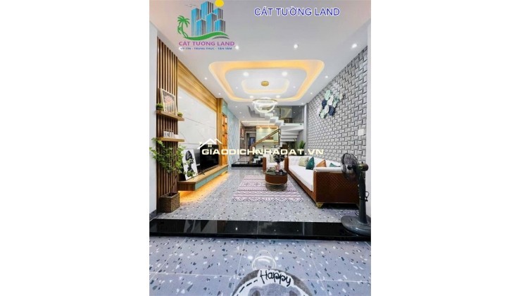 Bán nhà 4 Tầng -- Hẻm 6m Phan Huy Ích, P.14,  Gò Vấp -- Sát Kênh Tham Lương -- Chỉ 7.6 tỷ