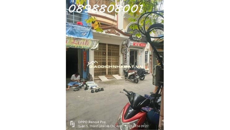 BÁN NHÀ QUẬN 5 - ĐƯỜNG NGUYỄN TRÃI HẺM Ô TÔ THÔNG PHAN VĂN TRỊ – GIÁ 10 TỶ