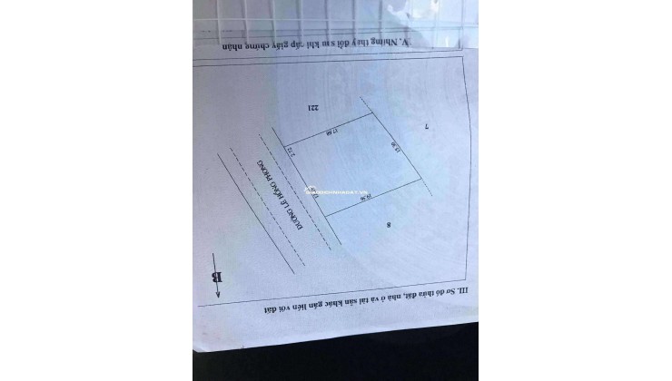 Bán đất côn đảo, vị trí 1 kinh doanh khách sạn 15x18,274m2 thổ cư lê hồng phong