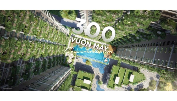 Suất ngoại giao căn hộ 3PN Eco Retreat - 4,6 tỷ có vườn mây (Ecopark Long An)